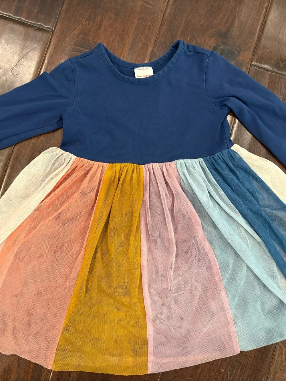 Hanna Andersson Rainbow Tulle Dress - EUC